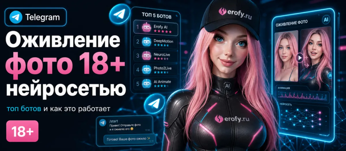 Оживление фото 18+: как нейросети превращают снимок в ии видео