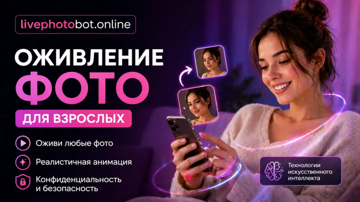 Как оживить фото для взрослых без цензуры: легально, безопасно и без риска для приватности