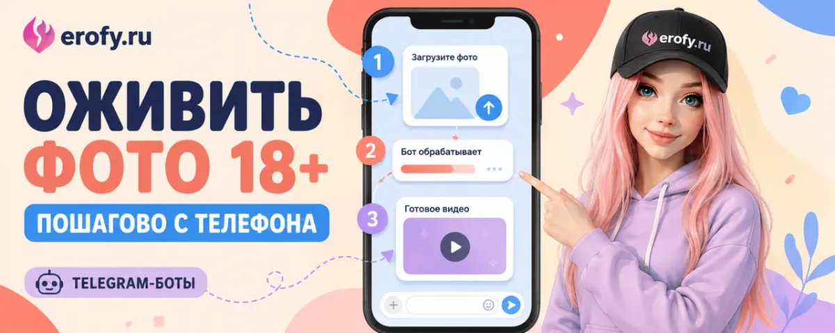 Как оживить фото 18+ на телефоне: пошаговый сценарий через Telegram-боты